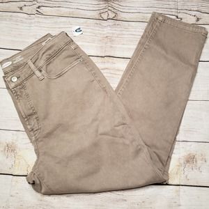 OLD NAVY O.G. straight high rise tan jeans 10